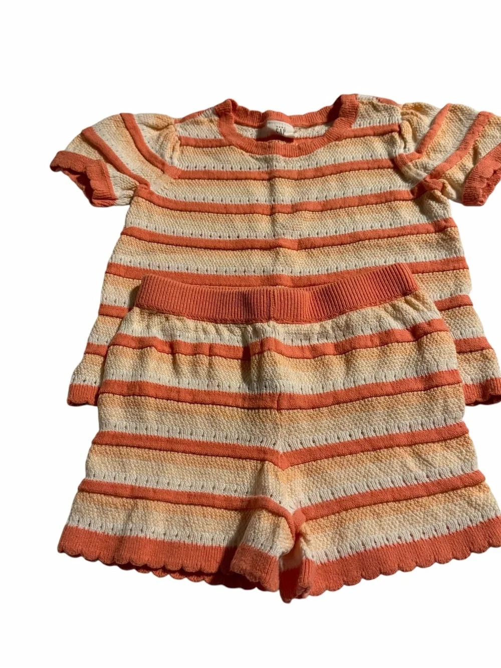 Gap Knit Shorts Set Size 18-24 months